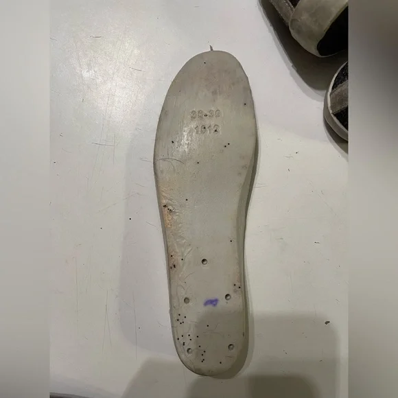 Golden Goose Superstar Women’s 38 (8) Black Glitter Have A Golden Day Sneakers - Picture 13 of 14